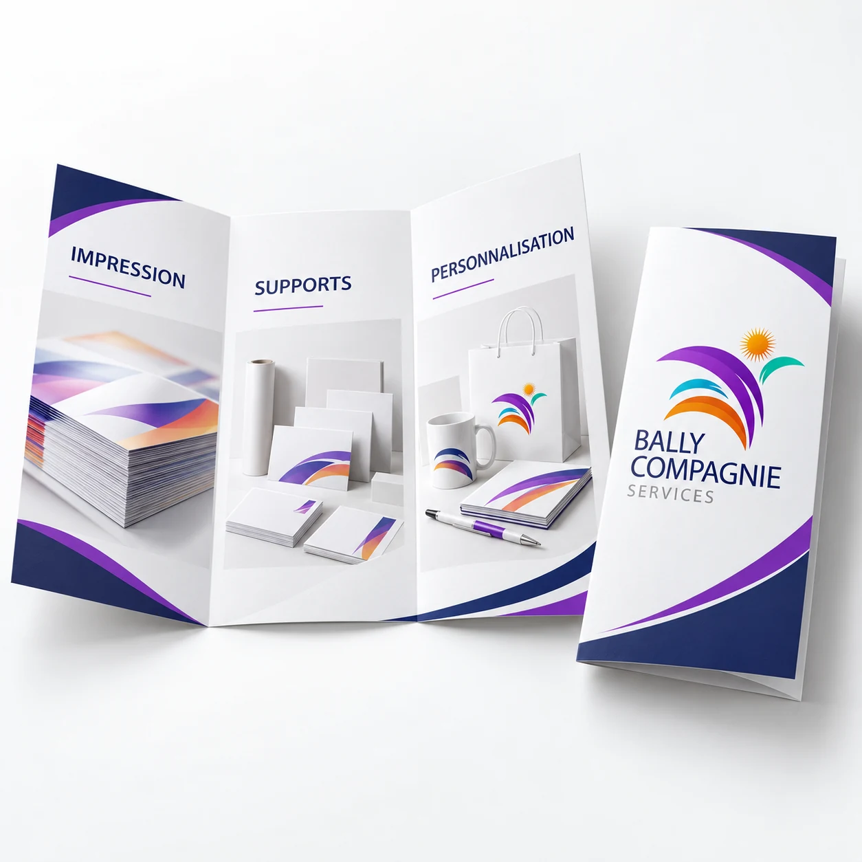 Exemple de personnalisation Bally : Dépliants